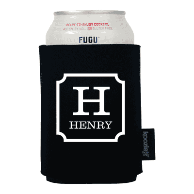 Clean Serif Monogram Koozie®
