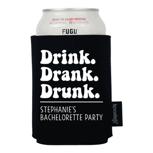 Drink Drank Drunk Bridal Shower Koozie®