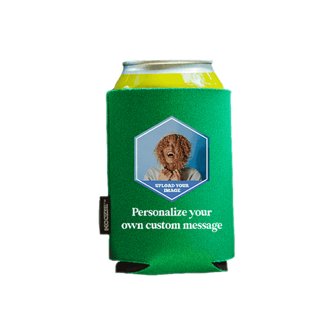 Koozie® Custom Photo Polygon Foam Can Cooler |1 Side