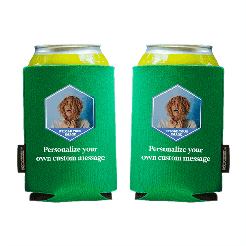Koozie® Custom Photo Polygon Foam Can Cooler | 2 Sides