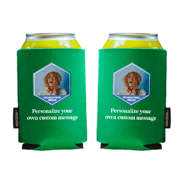 Koozie® Custom Photo Polygon Foam Can Cooler | 2 Sides