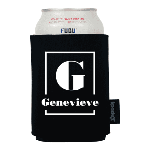 Koozie® Modern Serif Monogram Drink Cooler