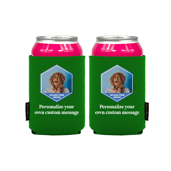 Koozie® Custom Photo Polygon Neoprene Can Cooler | 2 Sides