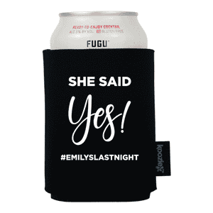 She Said Yes Bridal Shower Koozie®