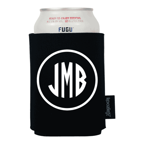 Koozie® Traditional Lettering Monogram Drink Cooler