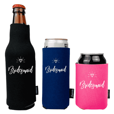 Koozie® Bridesmaid Bridal Shower Drink Cooler - alternate view