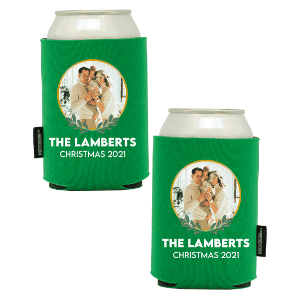 Double Sided Photo Wreath Koozie®