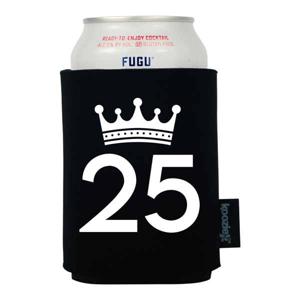 Birthday Koozie® with Crown Graphic