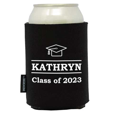 Koozie® Custom Minimal Name Graduation Drink Cooler