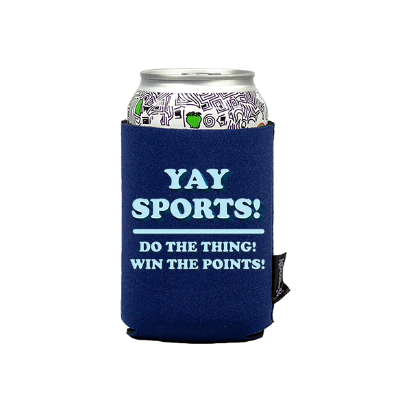 Koozie® Yay Sports Neoprene Can Cooler | 1 Side - myKoozie.com