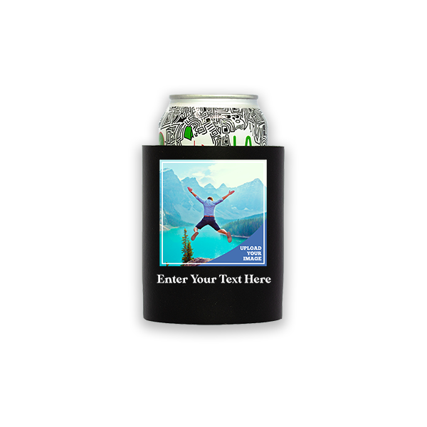Koozie® Bulk Custom Photo Square Foam Can Cooler |1 Side