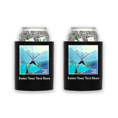 Koozie® Bulk Custom Photo Square Foam Can Cooler | 2 Sides
