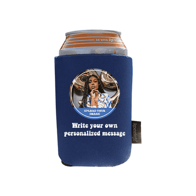 Koozie® Custom Photo Circle Foam Can Cooler |1 Side