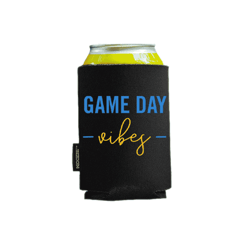Koozie® Game Day Vibes Foam Can Cooler |1 Side