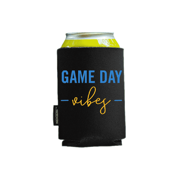 Koozie® Game Day Vibes Foam Can Cooler |1 Side