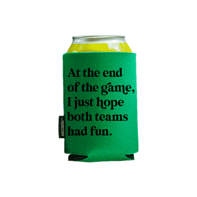 Koozie? Both Teams Had Fun Foam Can Cooler |1 Side