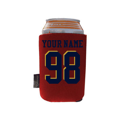 Koozie? Custom Name and Number Foam Can Cooler |1 Side