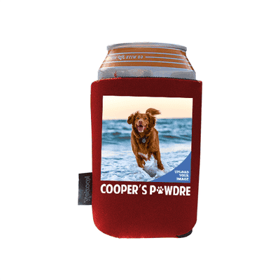 Koozie® Custom Photo Pawdre Foam Can Cooler |1 Side