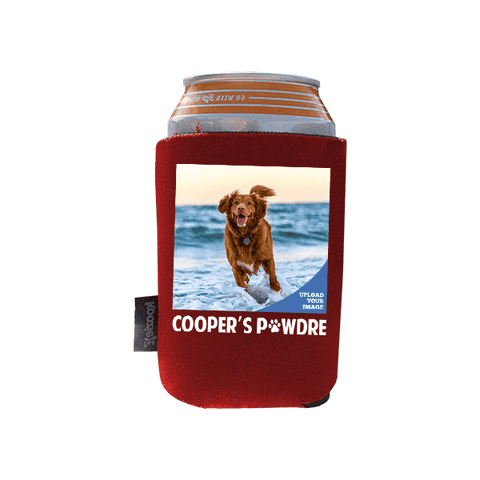 Koozie® Custom Photo Pawdre Foam Can Cooler |1 Side