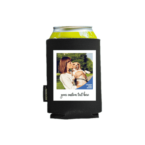 Koozie® Custom Photo Polaroid Foam Can Cooler |1 Side