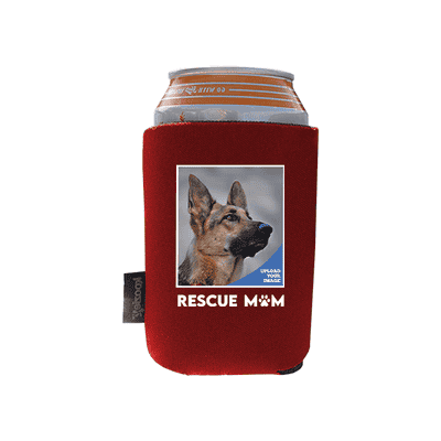 Koozie® Custom Photo Rescue Mom Foam Can Cooler |1 Side