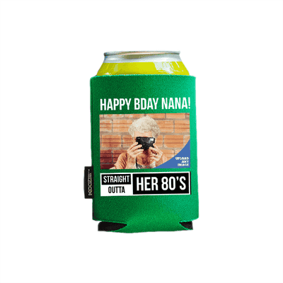 Koozie® Custom Photo Straight Outta Foam Can Cooler |1 Side