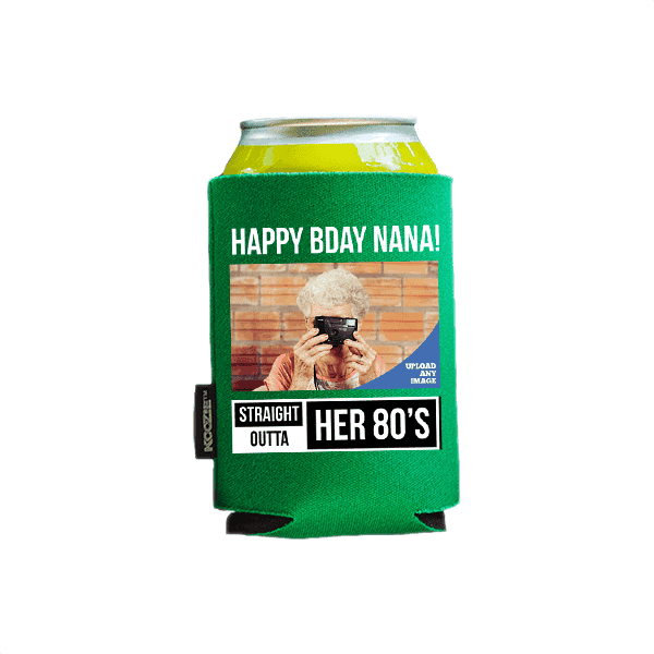 Koozie® Custom Photo Straight Outta Foam Can Cooler |1 Side