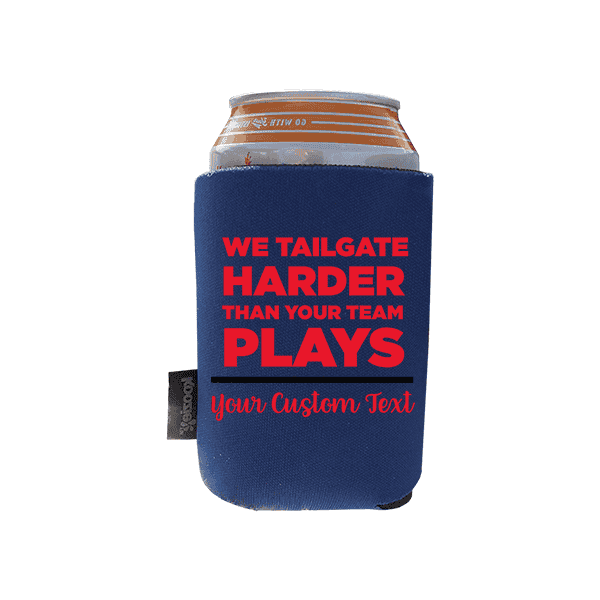 Koozie® We Tailgate Harder Foam Can Cooler |1 Side