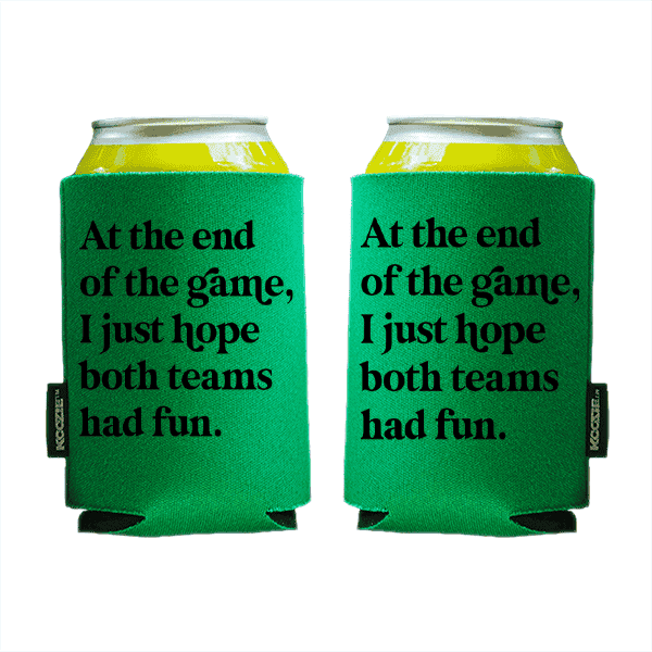 Koozie® Both Teams Had Fun Foam Can Cooler | 2 Sides