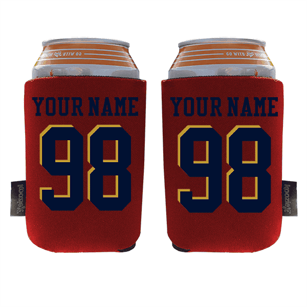 Koozie® Custom Name and Number Foam Can Cooler | 2 Sides