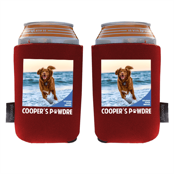 Koozie® Custom Photo Pawdre Foam Can Cooler | 2 Sides