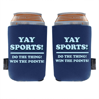 Koozie? Yay Sports Foam Can Cooler | 2 Sides