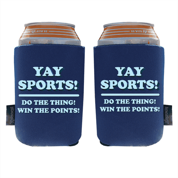 Koozie® Yay Sports Foam Can Cooler | 2 Sides