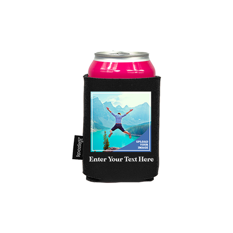 Koozie® Custom Photo Square Foam Can Cooler |1 Side