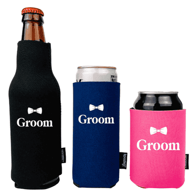 Koozie® Groom Bridal Shower Drink Cooler - alternate view