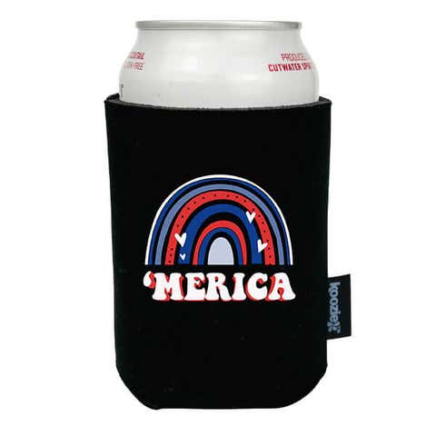Koozie® America Rainbow Patriotic Drink Cooler