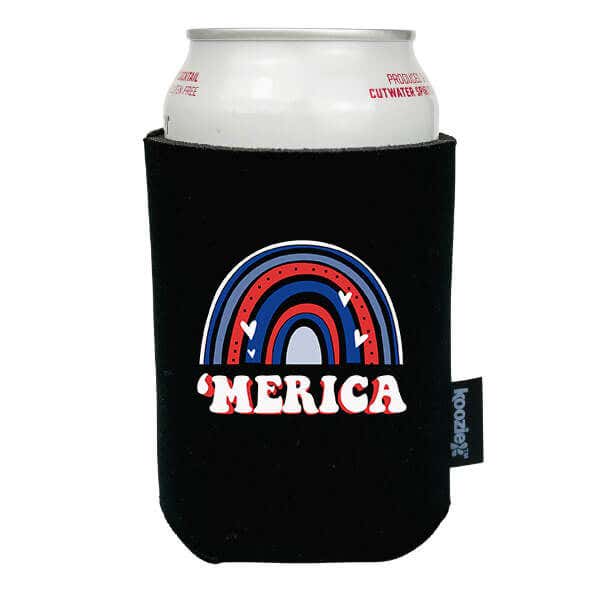 Koozie® America Rainbow Patriotic Drink Cooler