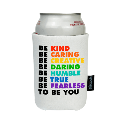 Koozie® Be Kind Be Caring Teacher Full Color Drink Cooler