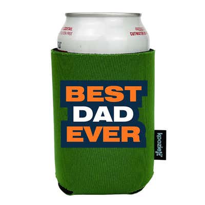 Koozie® Orange & Navy Best Dad Ever Drink Cooler