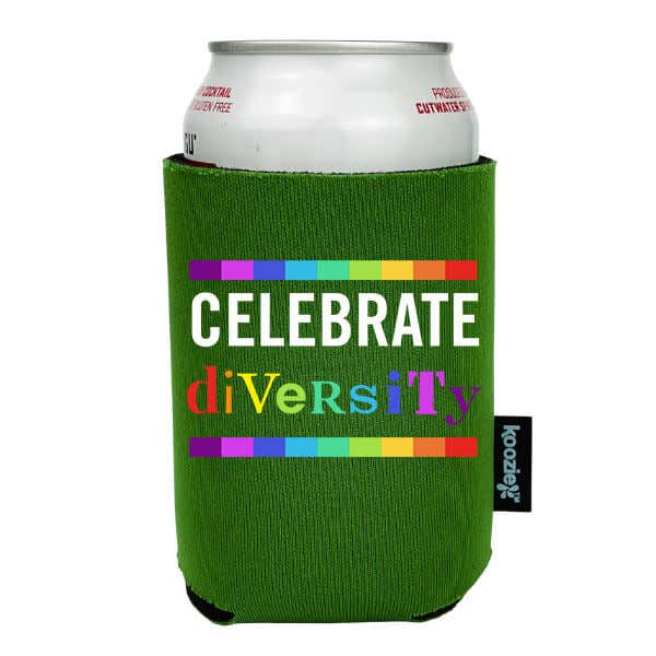 Koozie® Celebrate Diversity Pride Drink Cooler