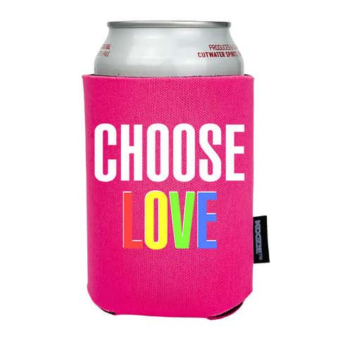 Koozie® Choose Love Pride Drink Cooler