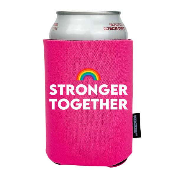 Koozie® Stronger Together Pride Drink Cooler