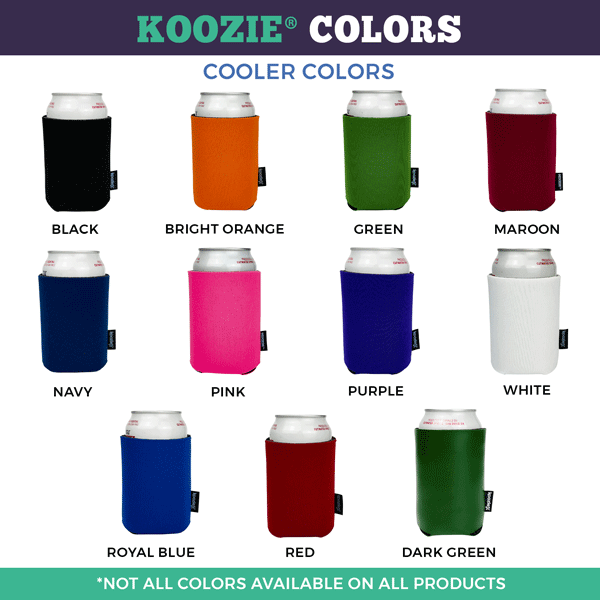 Custom Koozie® Slim Can Cooler 1 Color Print