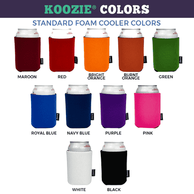 Koozie® Favorite Season Foam Can Cooler | 2 Sides - alternate view