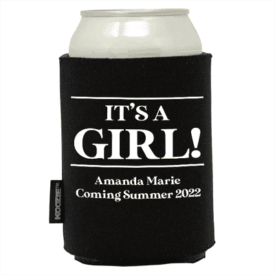 Koozie® It's a Girl Baby Shower Drink Cooler