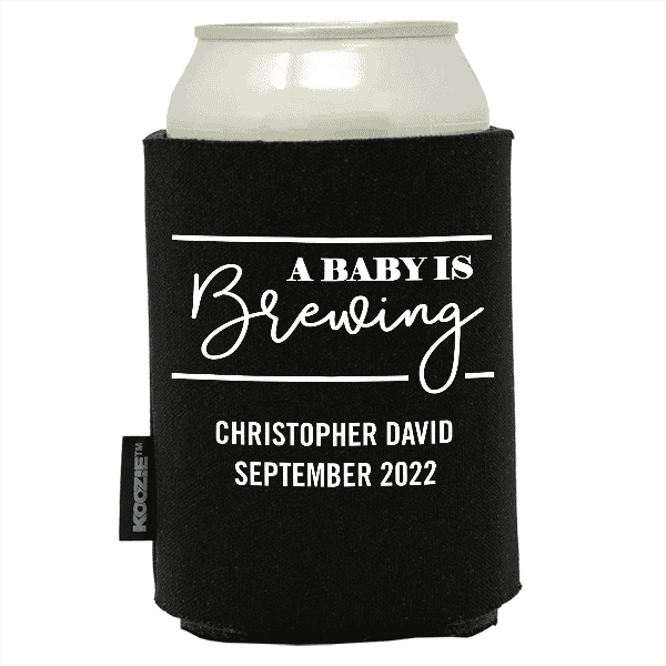 Koozie® A Baby is Brewing Baby Shower Drink Cooler
