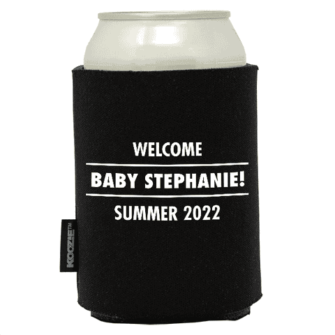 Koozie® Welcome Baby Shower Drink Cooler