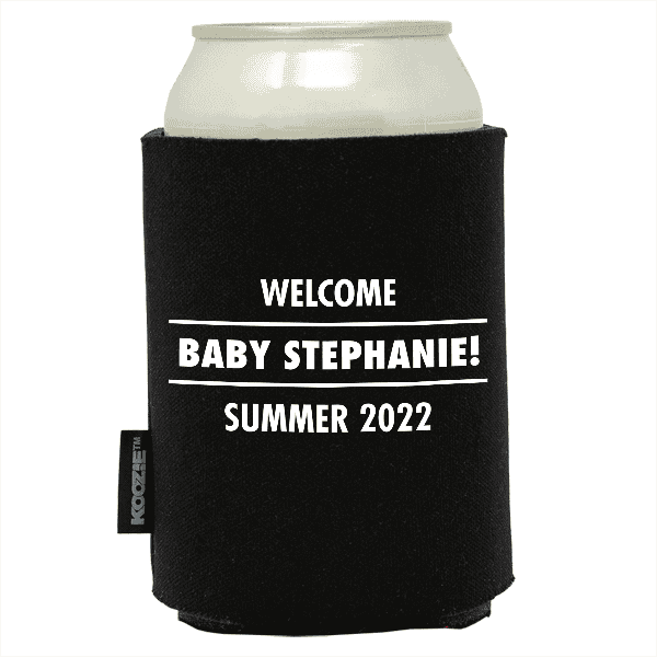 Koozie® Welcome Baby Shower Drink Cooler