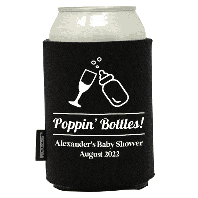 Koozie® Poppin Bottles Baby Shower Drink Cooler