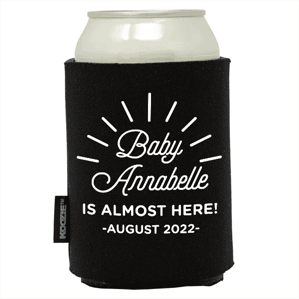 Koozie® Baby is Almost Here Baby Shower Drink Cooler